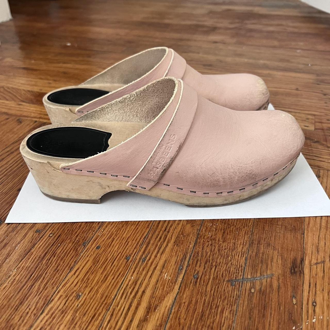 Swedish Hasbeens Pink Clogs Size 39 8.5 Very. Depop
