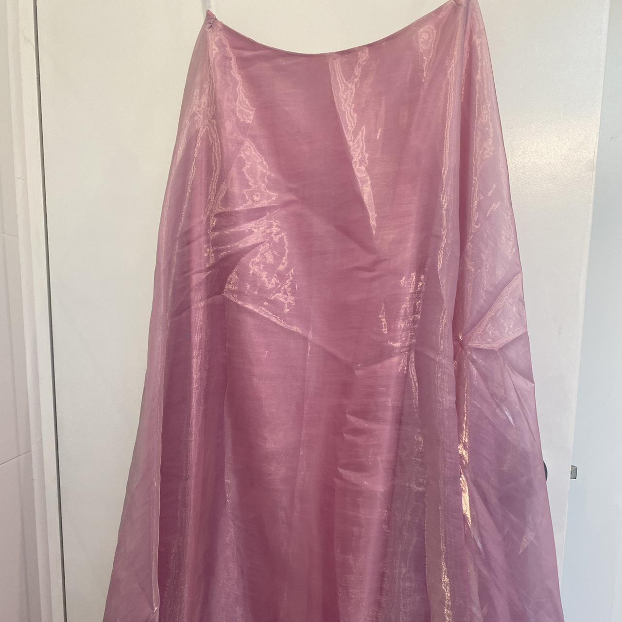 Adorable Cliques Pink Flowy Skirt Fairy Princess... - Depop