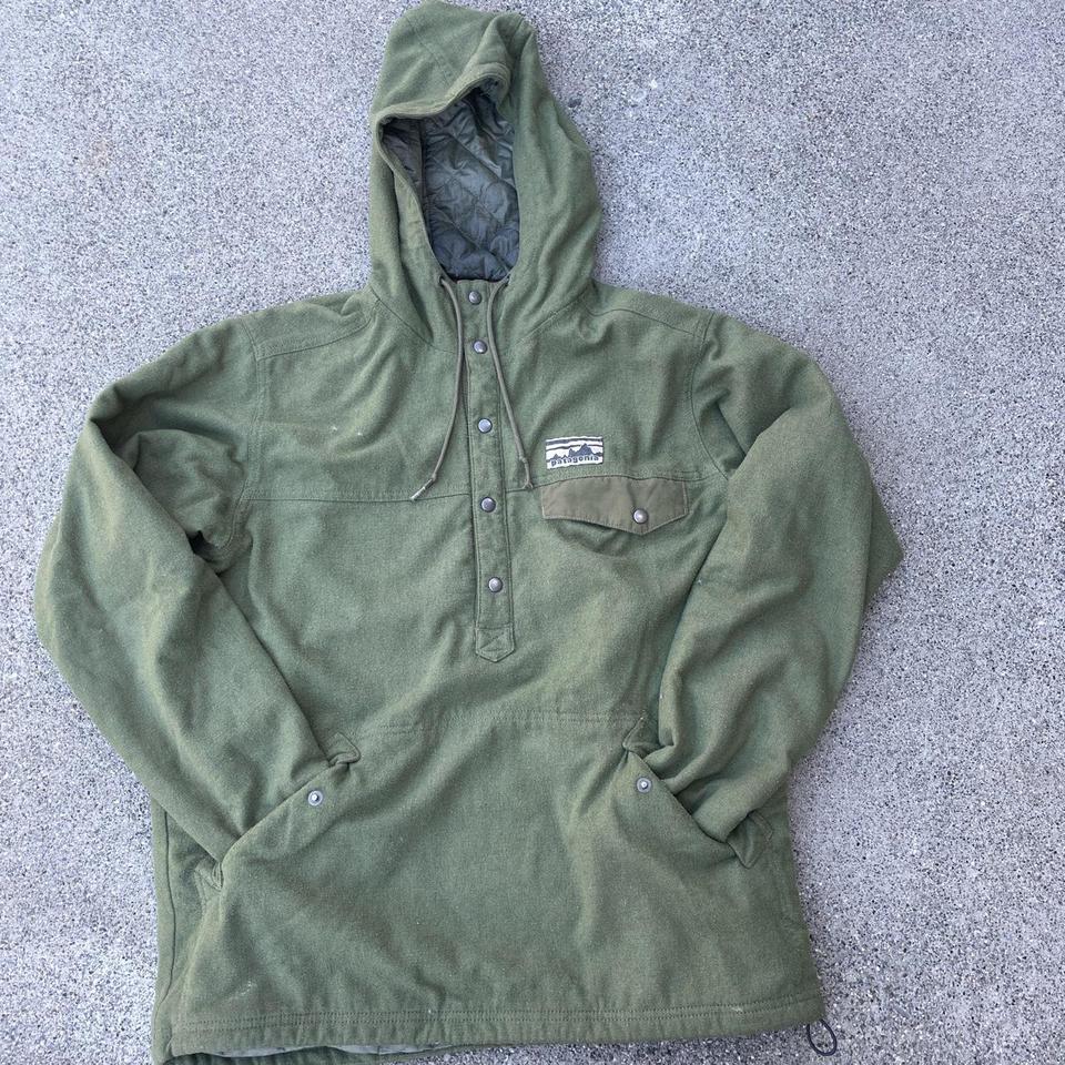 Patagonia 40th Anniversary Reclaimed Wool Snap T... - Depop