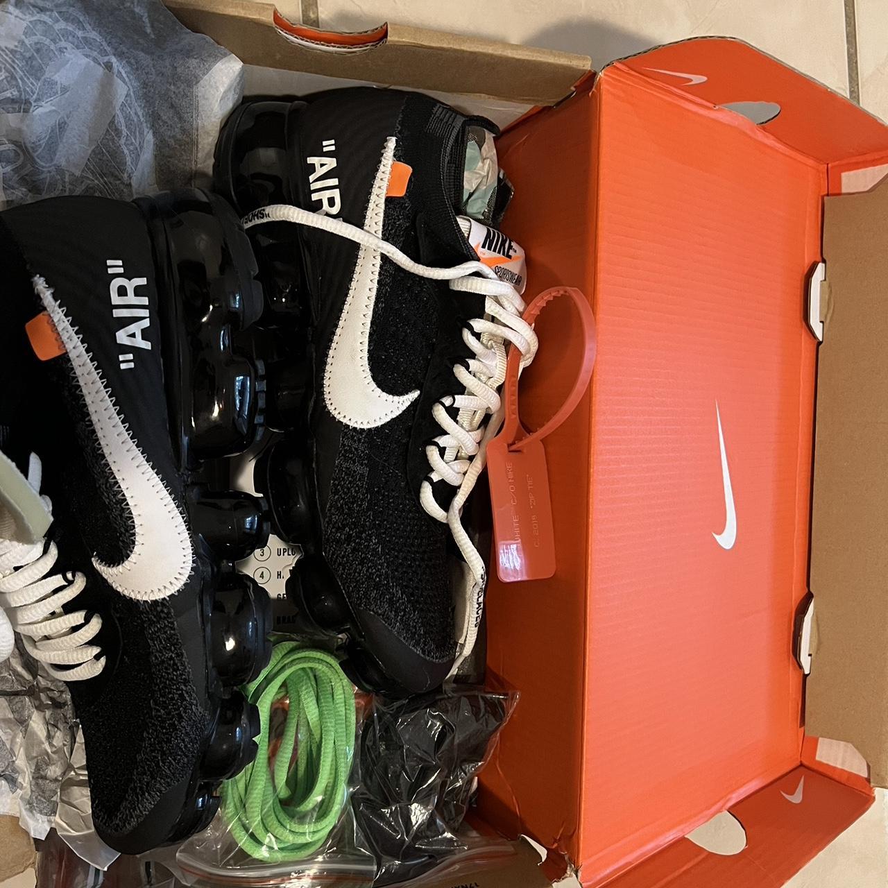 off white vapormax fake vs real