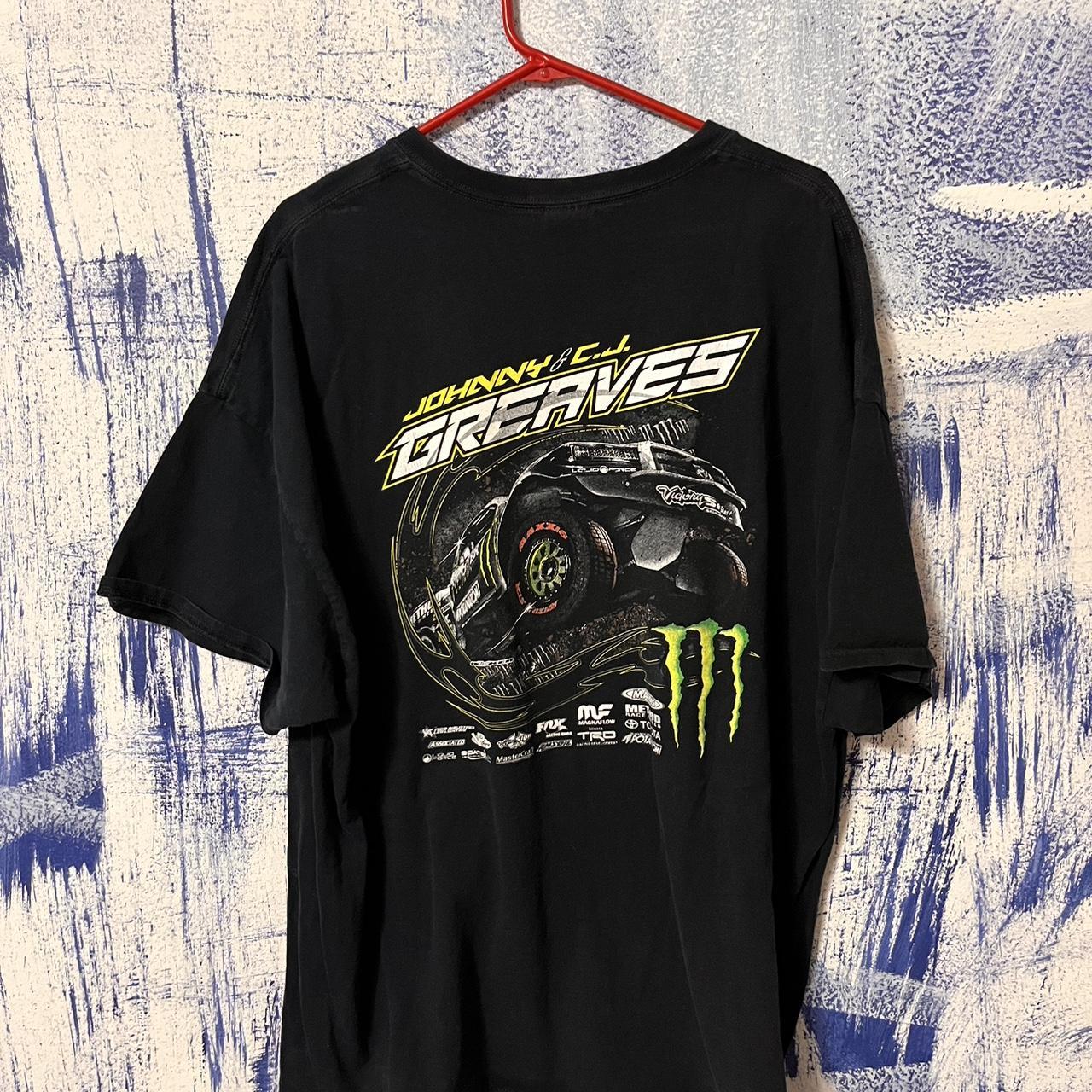 Monster energy monster truck tee No flaws 🏝️Size... - Depop