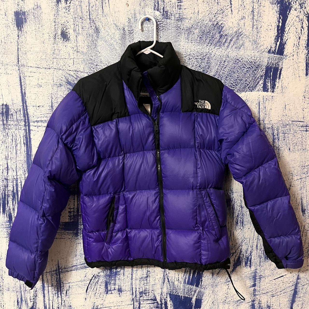 The North Face Men's Purple and Black Jacket | Depop