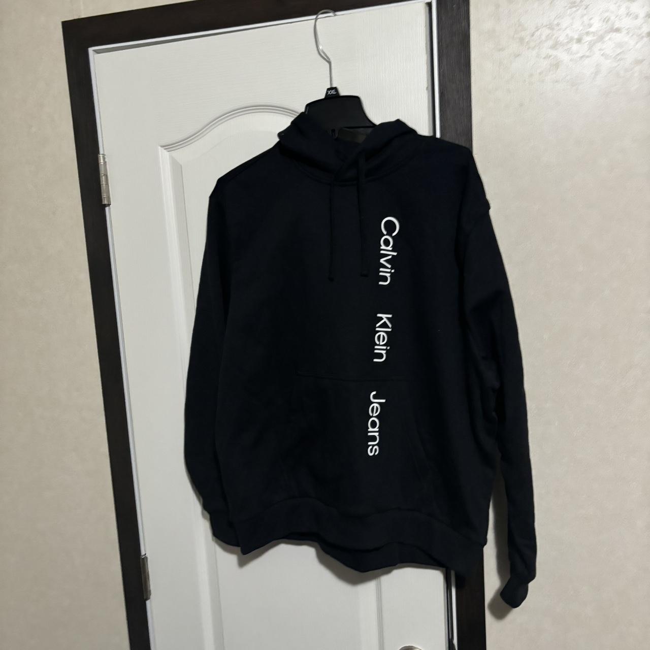 Black and gold discount calvin klein hoodie