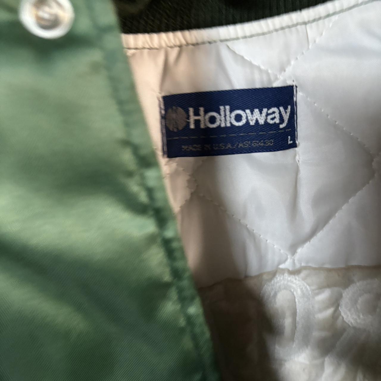 Holloway Men's Jacket - Green - L – Green and whi… - image 2