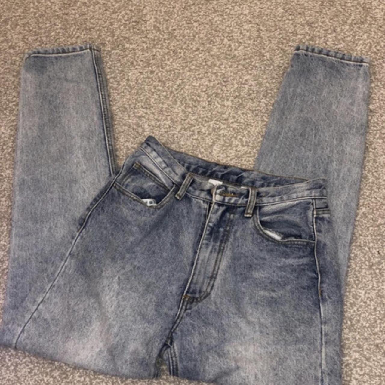 Brandy Melville Jane Light Wash Jeans High Rise... - Depop