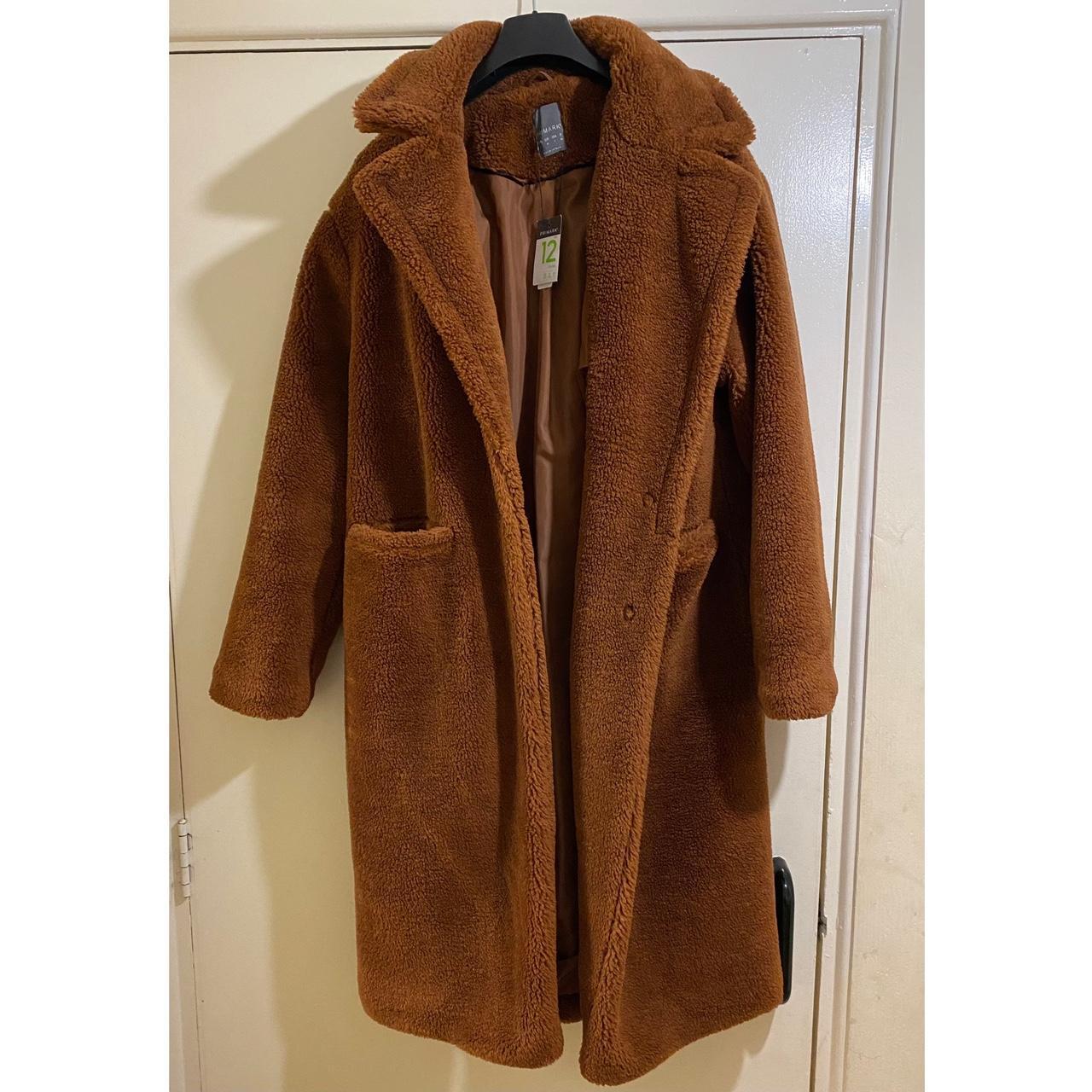 Primark Teddy Coat UK 12 Brand new with tags