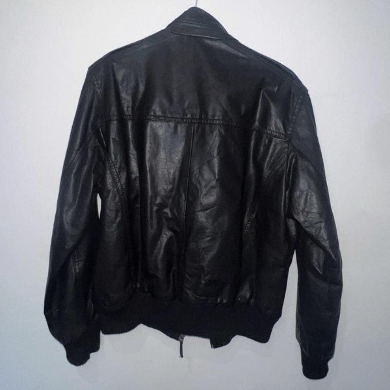 black leather bomber jacket!, such nice