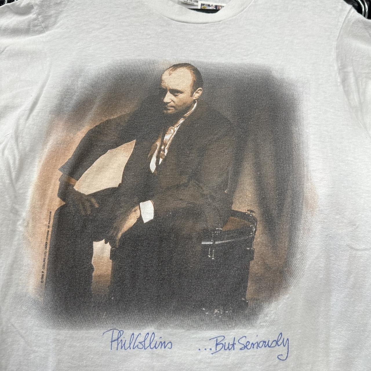 Vintage 1990 Phil Collins But Seriously World Tour... - Depop