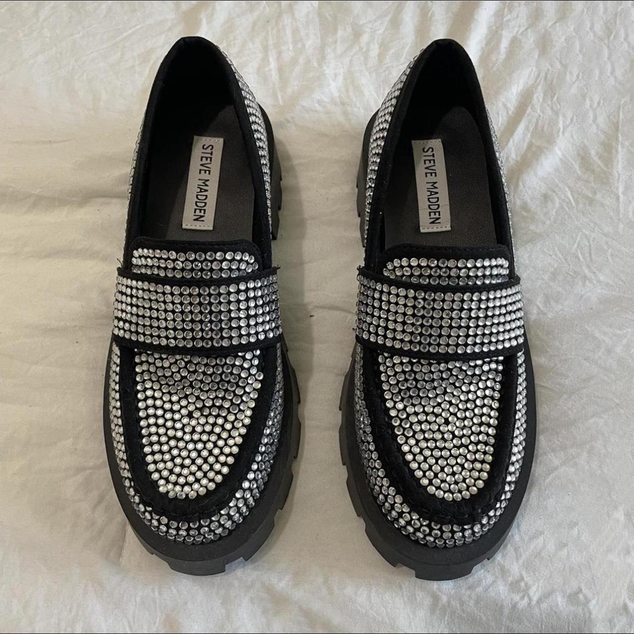 Steve madden sparkly on sale loafers