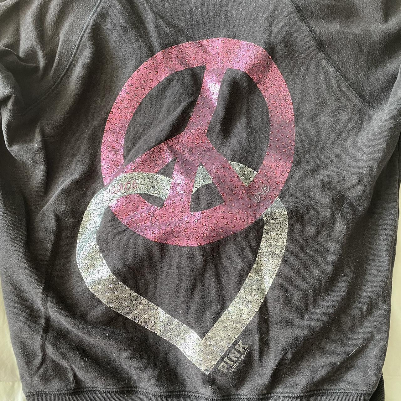 Victoria's Secret Women's Black and Pink Jacket