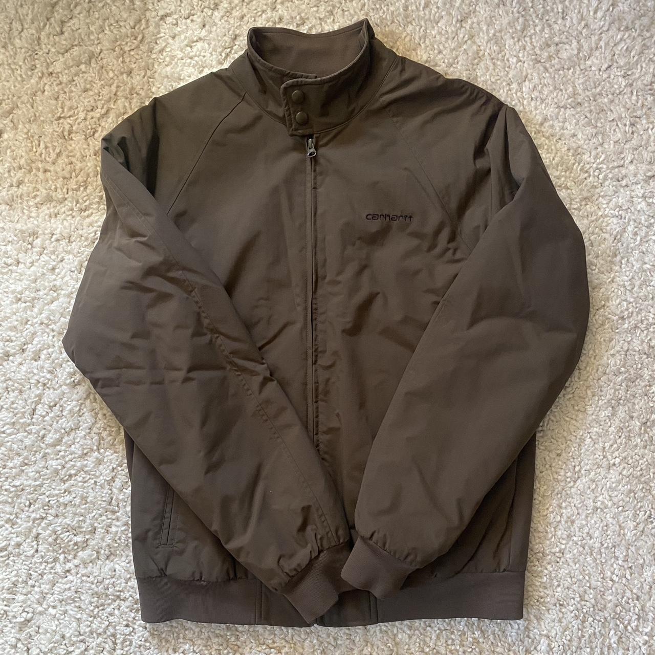 Carhartt Men's Khaki Coat | Depop