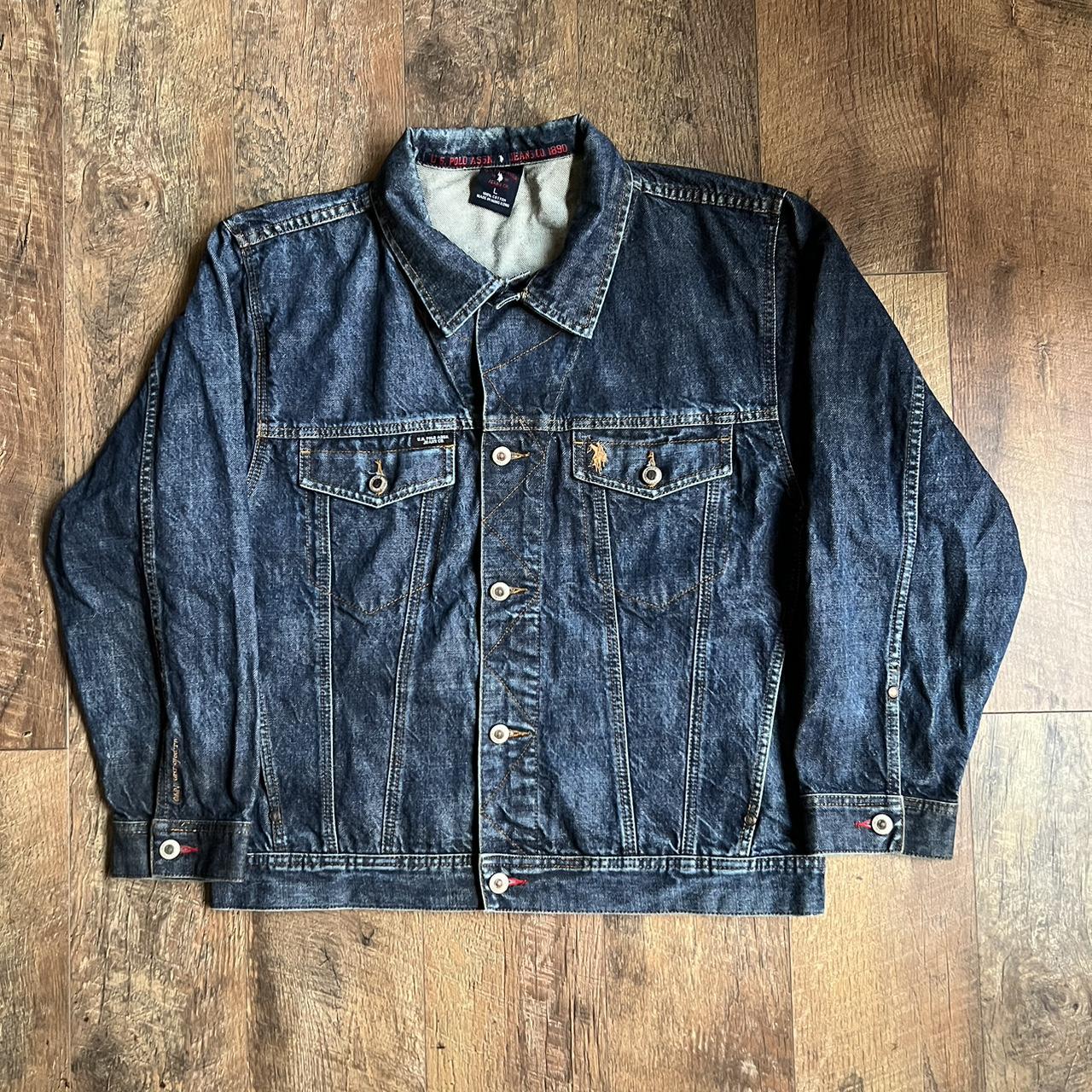 Vintage Us polo assn jean jacket great... - Depop