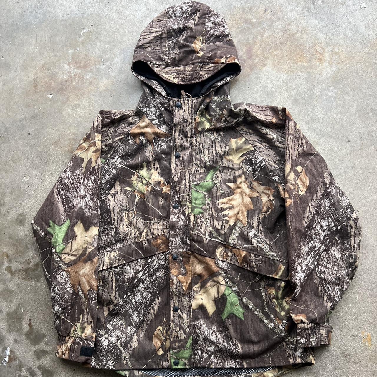 Vintage Nature Camo windbreaker rain jacket great... - Depop