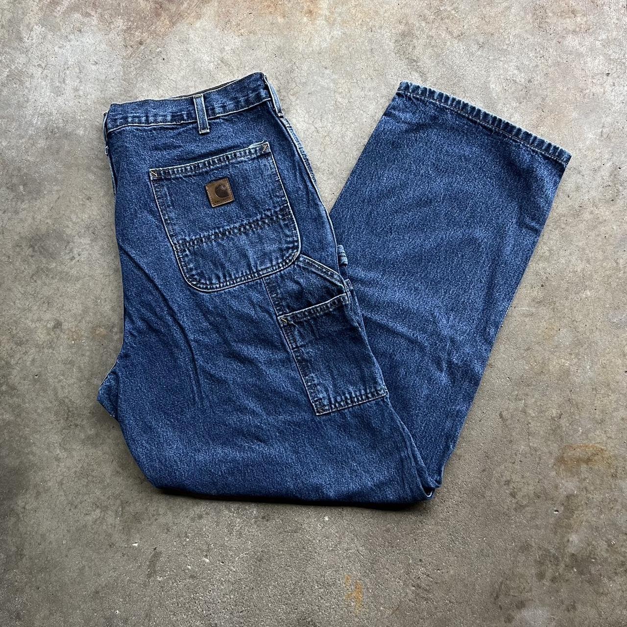 Vintage Carhartt Carpenter Jeans amazing essential... - Depop