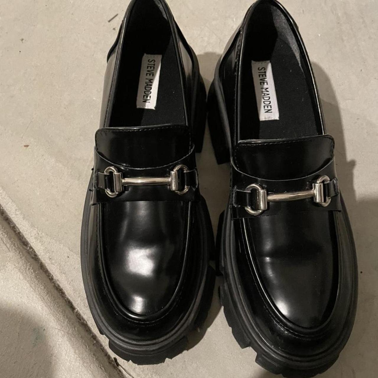 steve madden chunky loafers