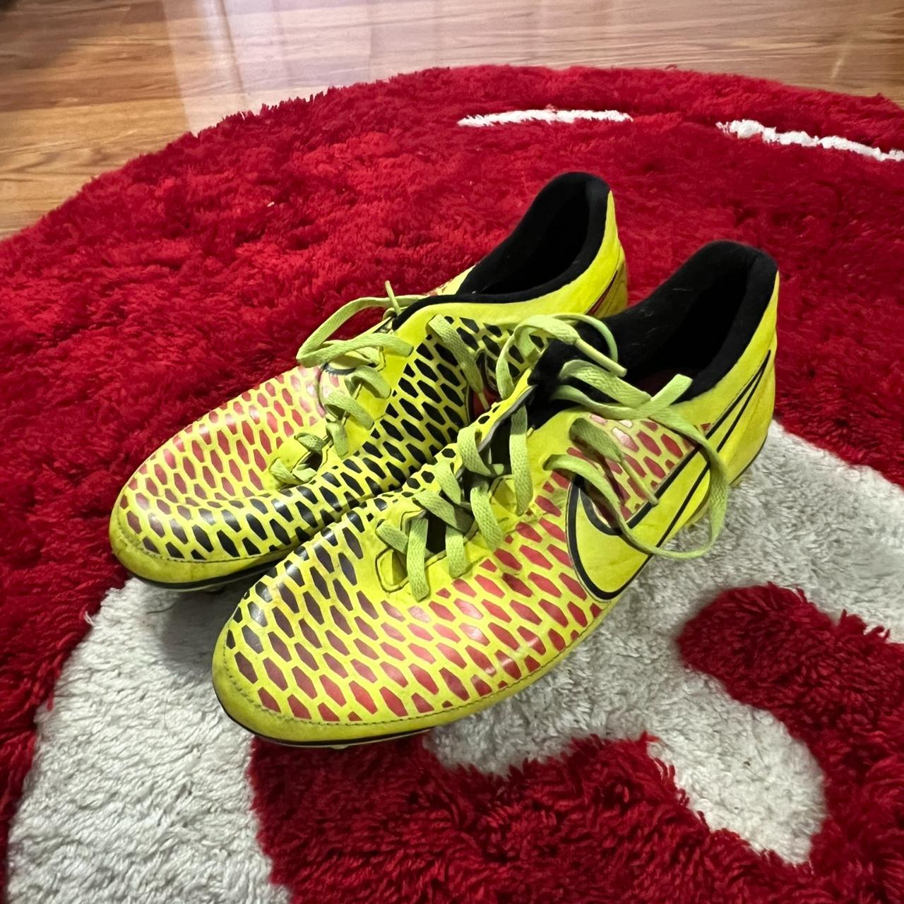 Nike Magista Opus FG Yellow Pink Depop