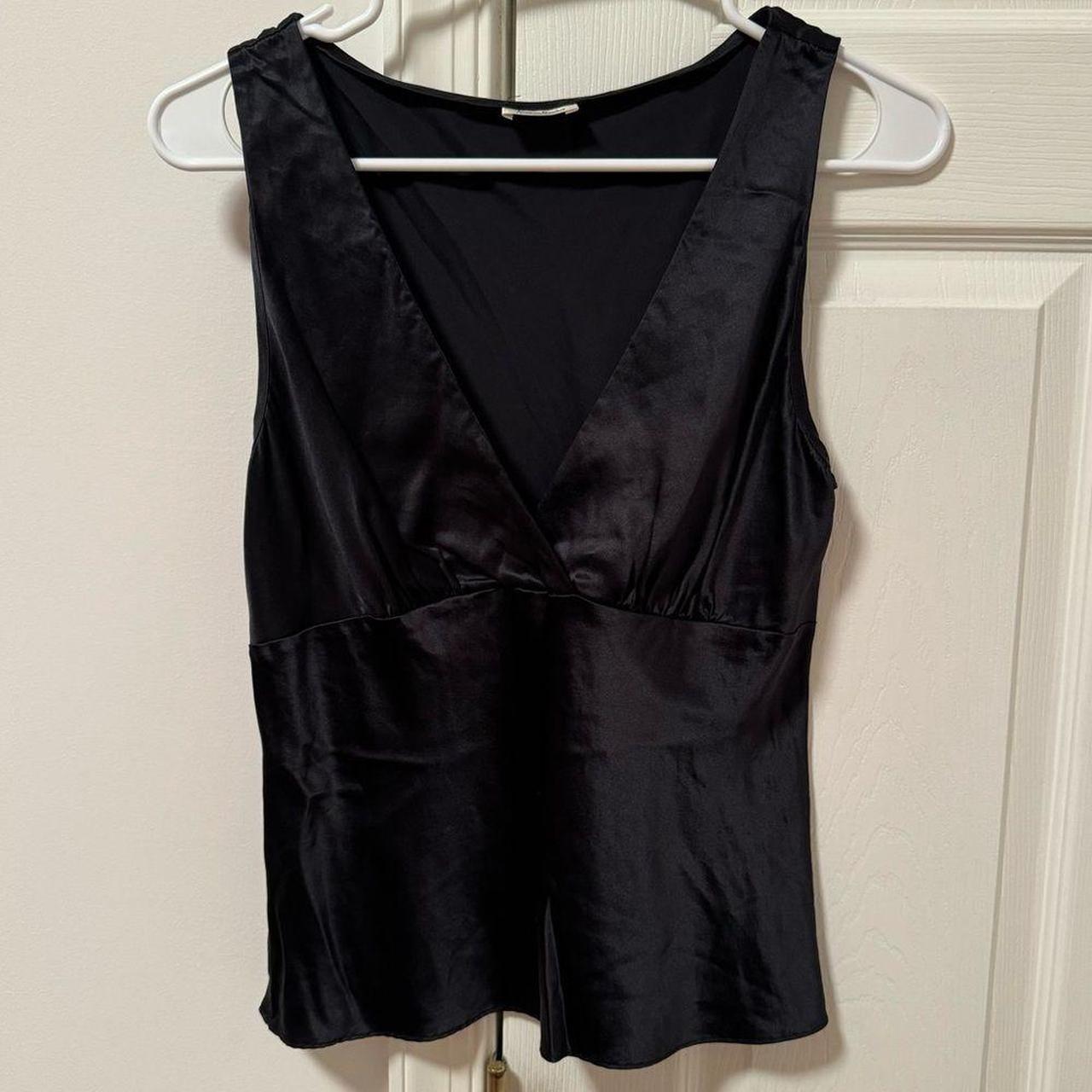 Vintage Neiman Marcus 100% silk tank Size medium... - Depop