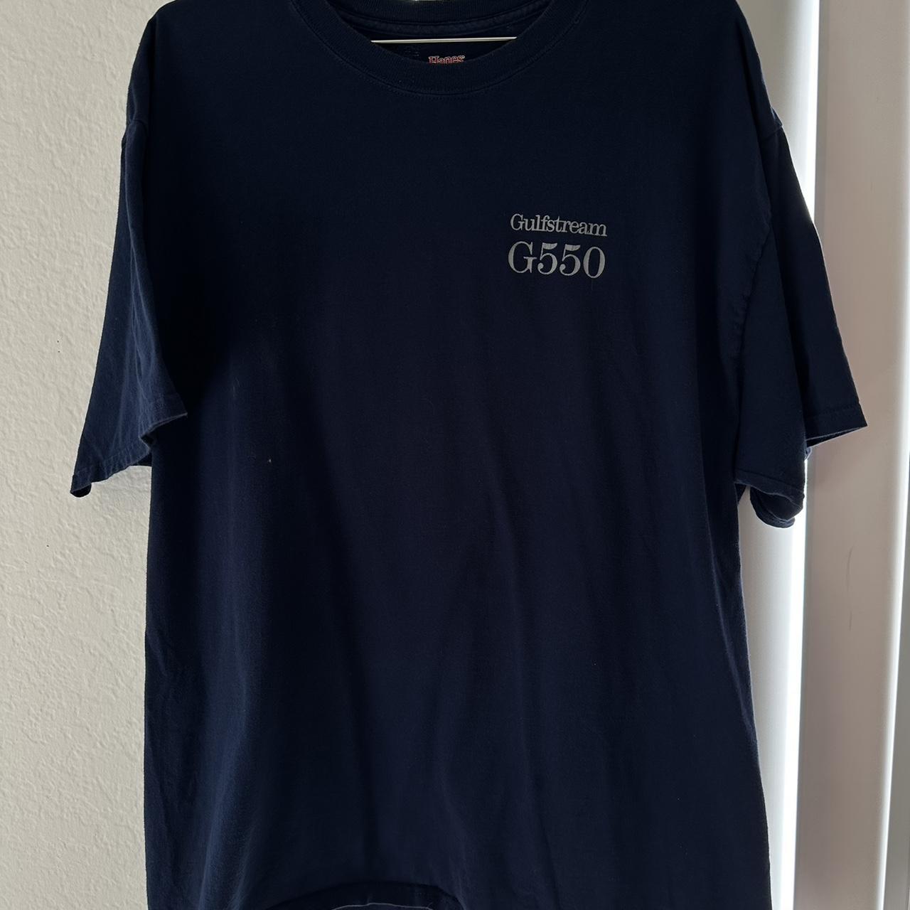 navy bleach spot tee