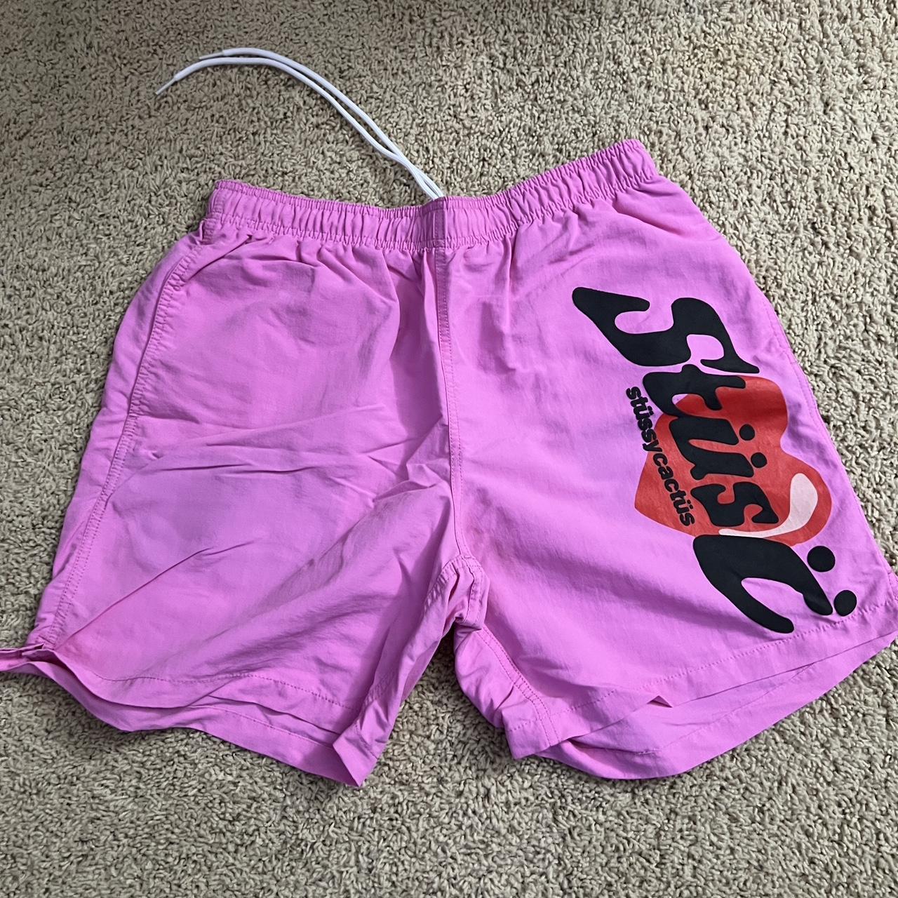 cpfm x stussy water shorts, size medium, mesh lining...