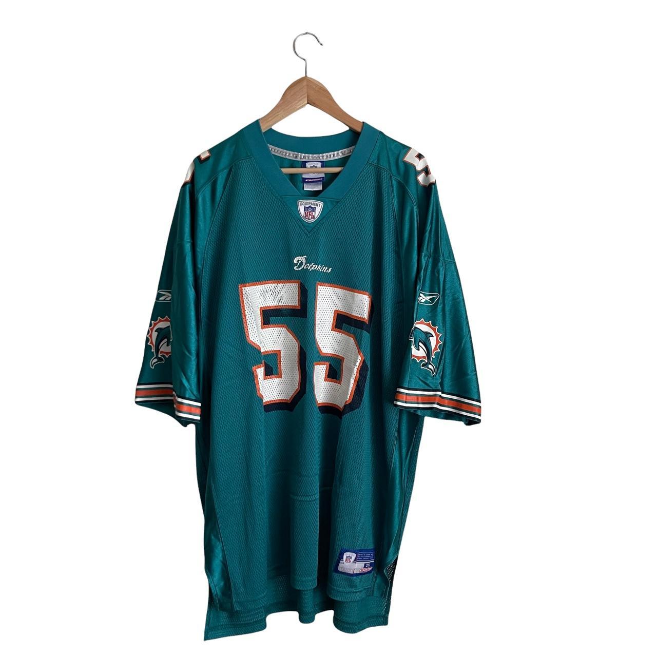 NFL, Shirts, Lot Of 2 Vtg Nfl Reebok Miami Dolphins Junior Seau Jersey  Size M