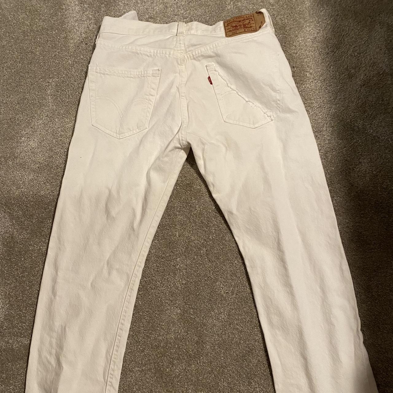 White levis best sale 501 vintage