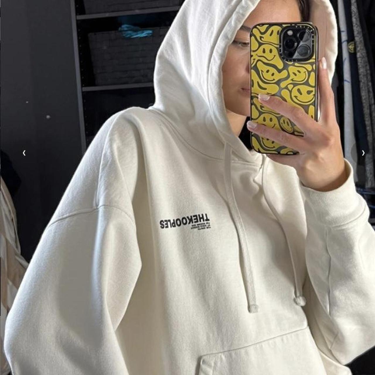 Off white cream hoodie online