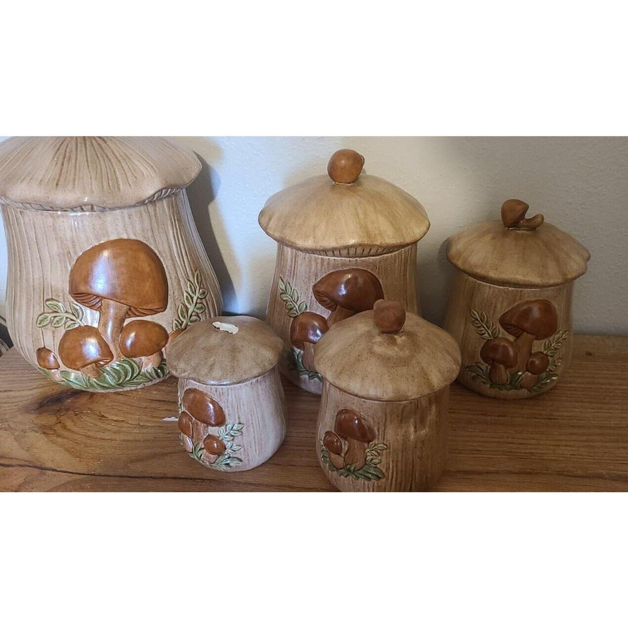 Vintage Arnel’s buy Mushroom Canister Set of 5