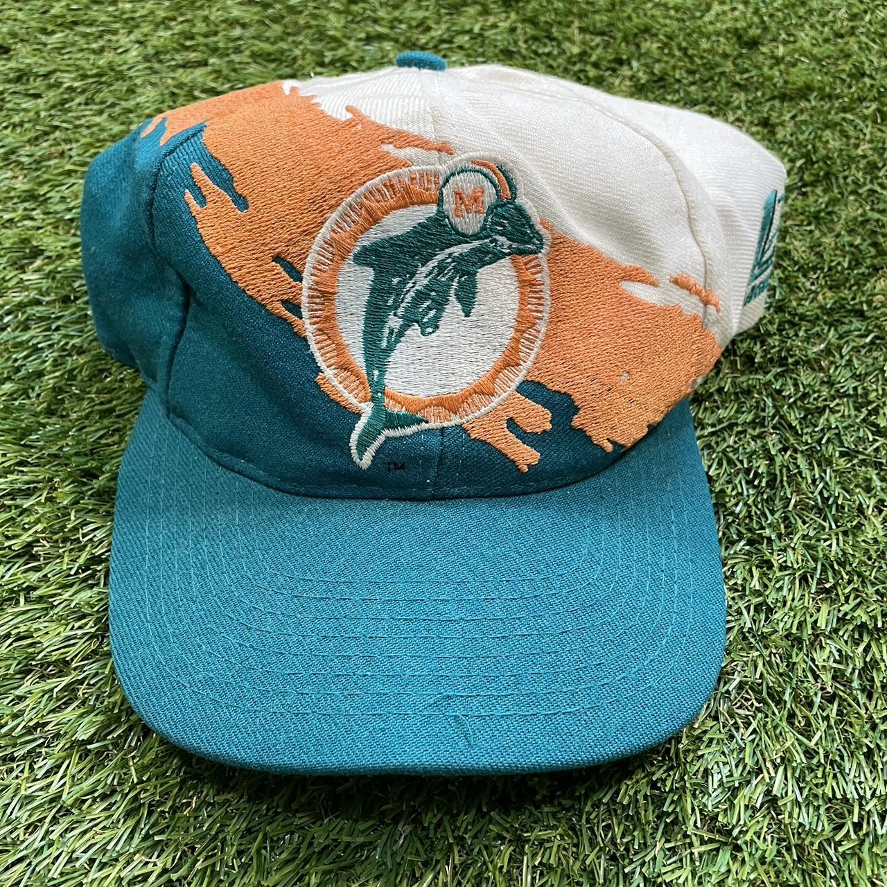 Vintage 90's Miami Dolphins Snapback Perfect - Depop