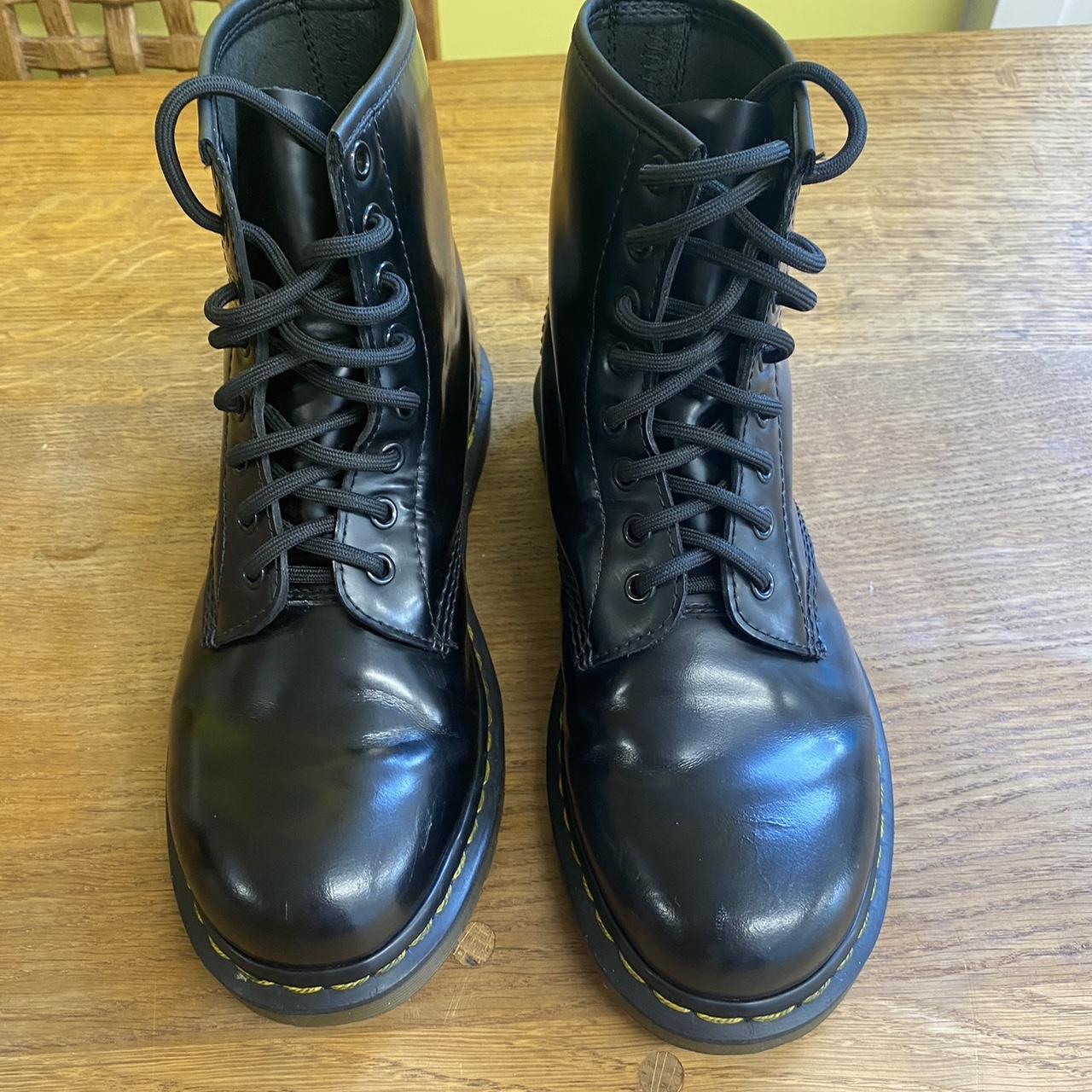 Dr Martens Classic 1460 Black Leather Boots. Women’s - Depop