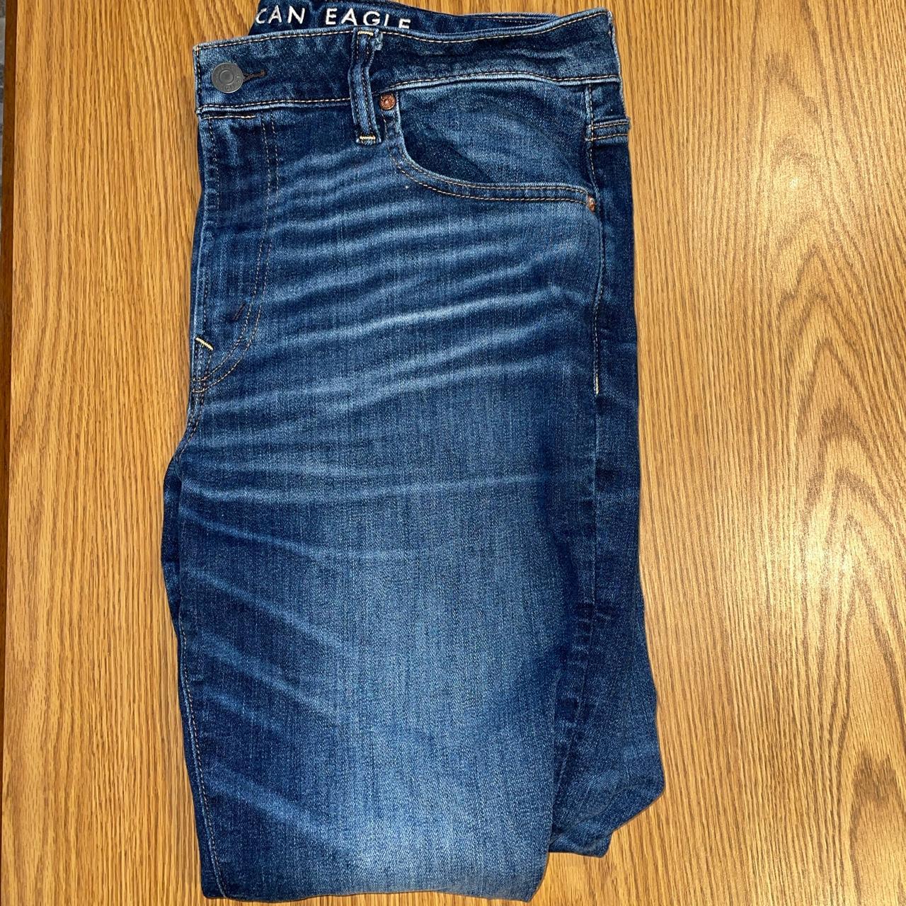 American Eagle Men's Navy Jeans Depop