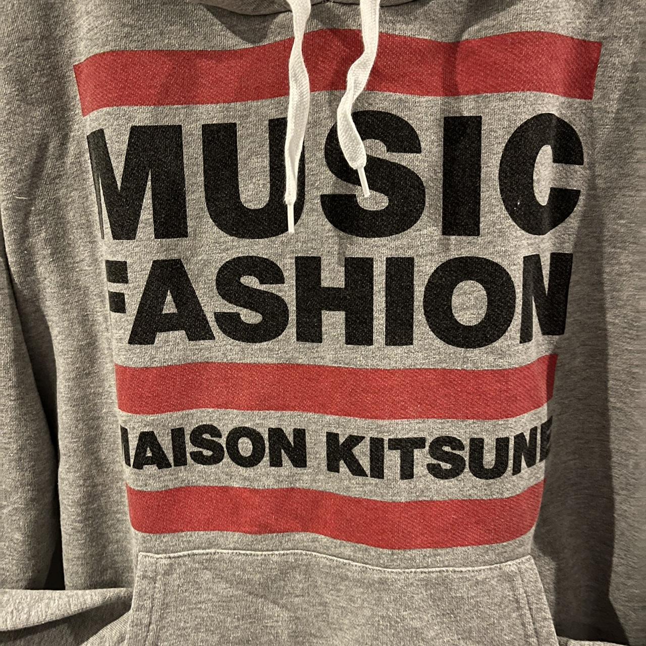 福袋 セール Kitsune Maison Music Depop | on seen as XL Hoodie Fashion トップス