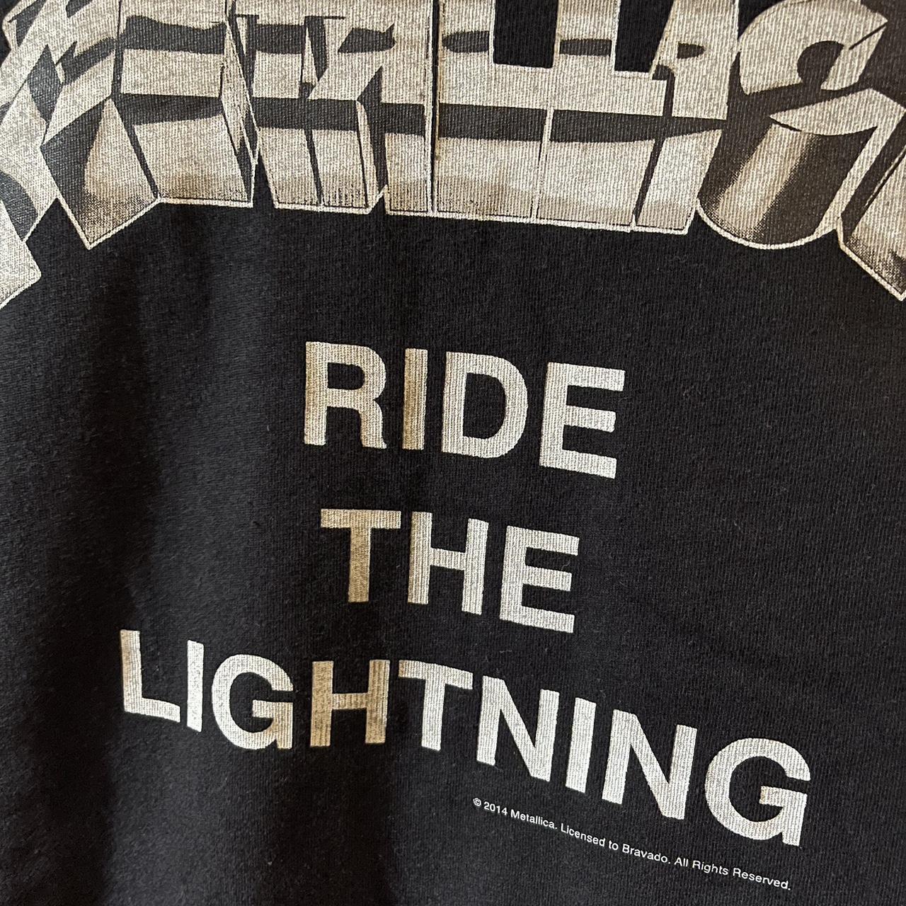 metallica ride the lightning shirt fear of god