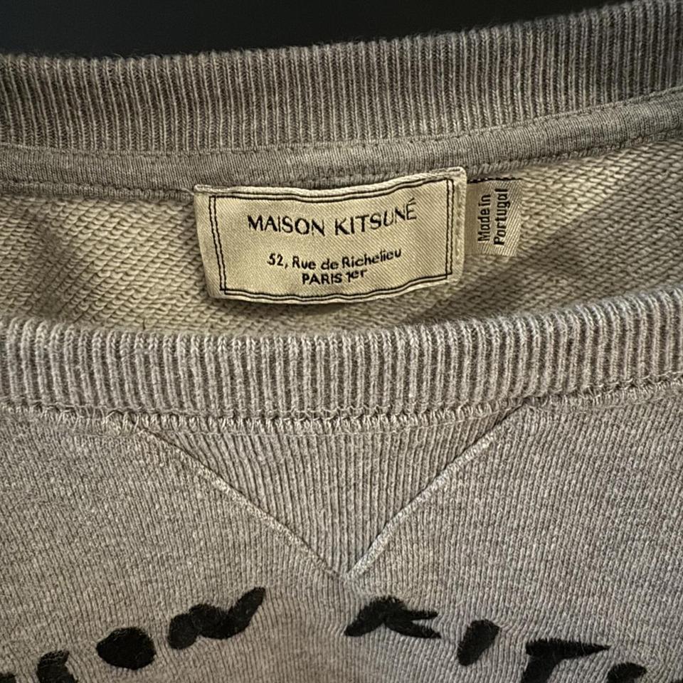 Maison Kitsune Music Fashion Hoodie XL as seen on | Depop