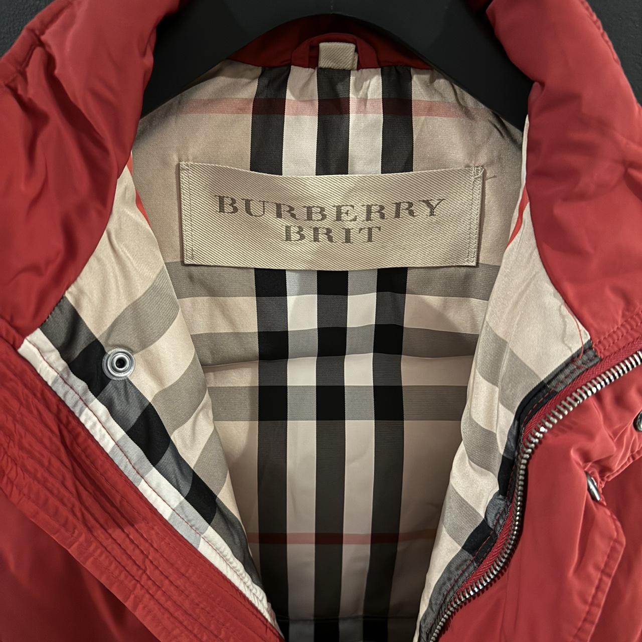 Burberry Brit Puffer Vest Red Small Fits like Depop