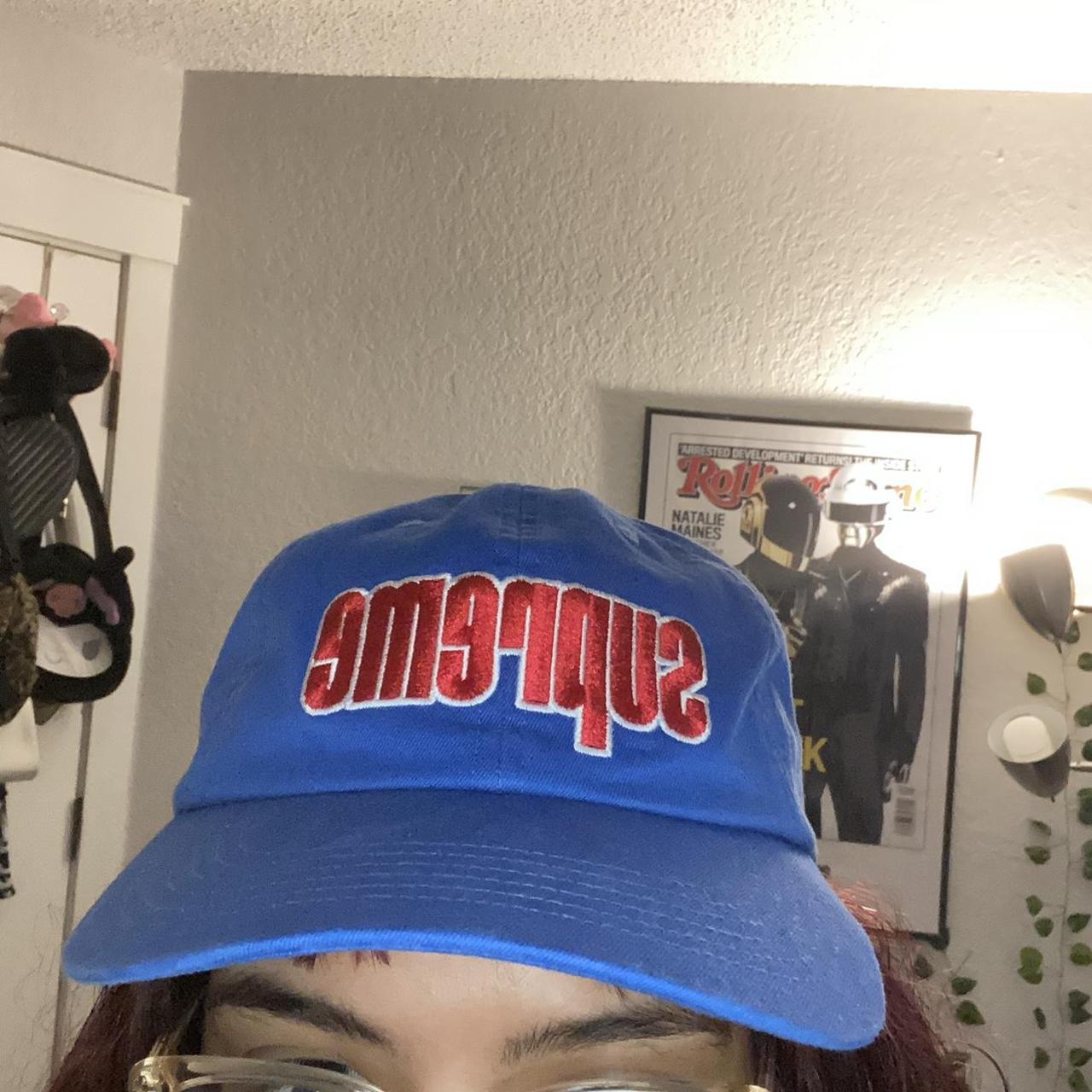 Cute backwards logo supreme hat. From 2021 summer drop - Depop