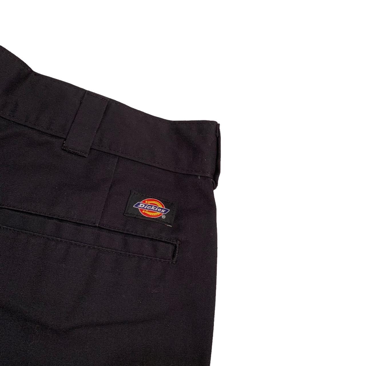 Vintage 90s dickies black cargo pants loose fit... - Depop