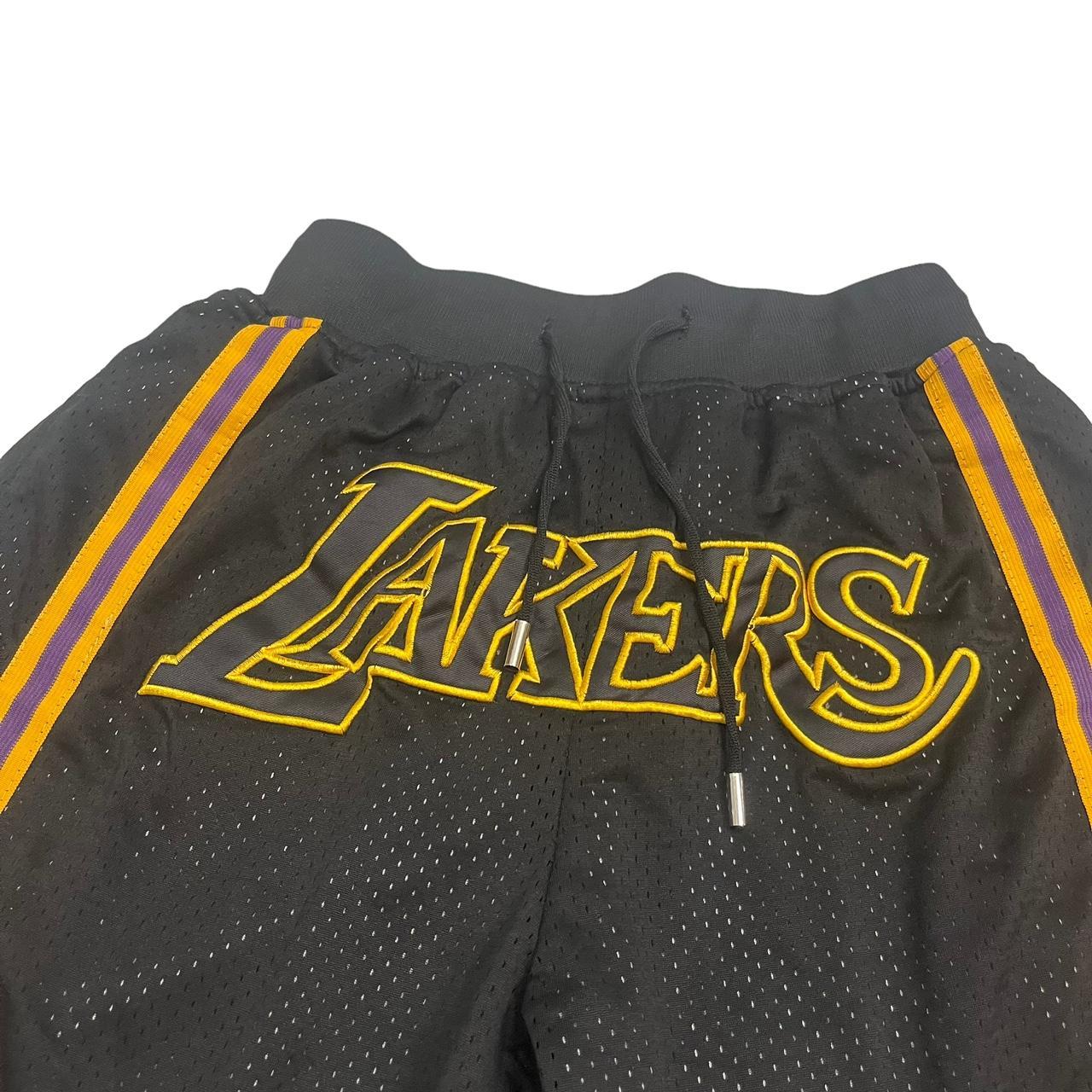 Gray, NBA Los Angeles Lakers Shorts (NBA Brand) - - Depop