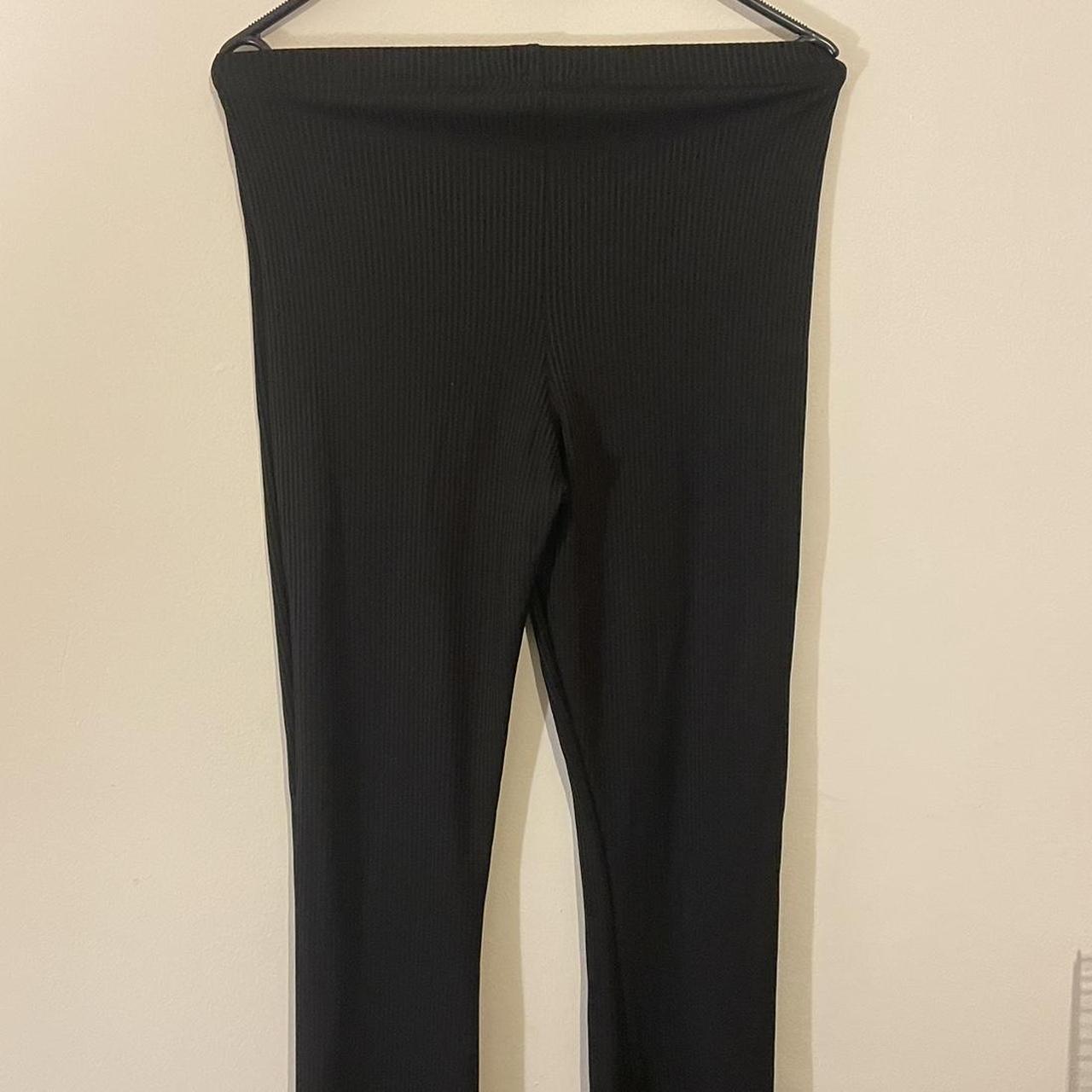 Black new look flared leggings, worn a few times,... Depop