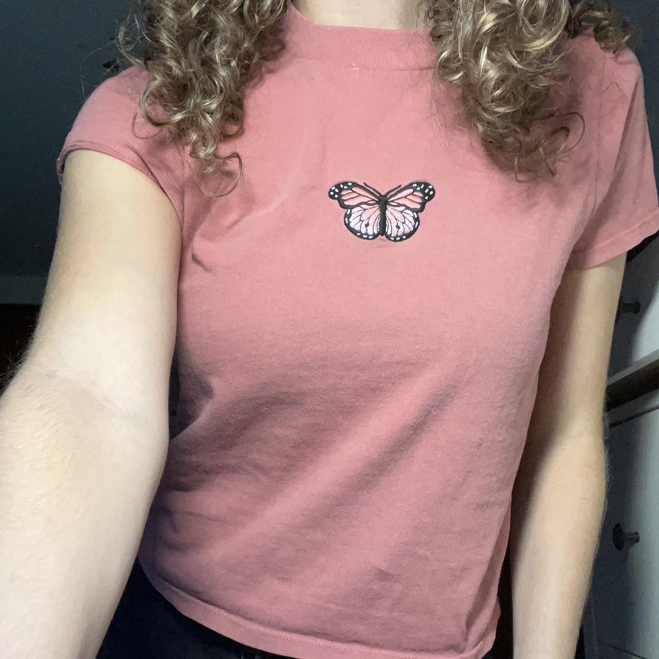 Brandy butterfly tee! Fits small or xs brandy... Depop