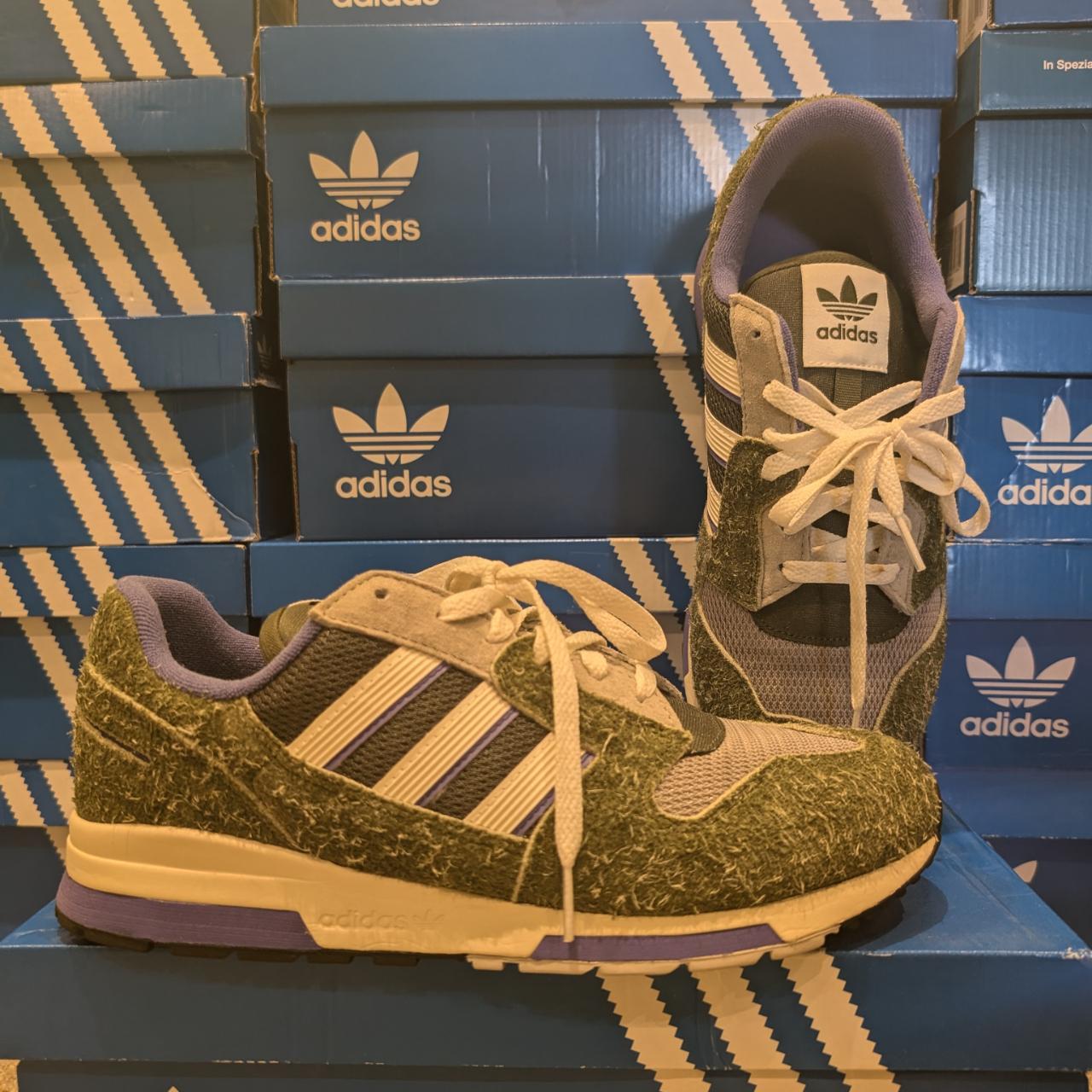 Adidas ZX 10000 size 8 - grey black orange | Depop