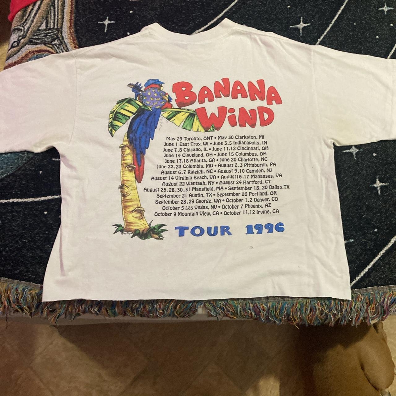 90s Jimmy Buffett Banana Wind Tour 1996 Size Depop