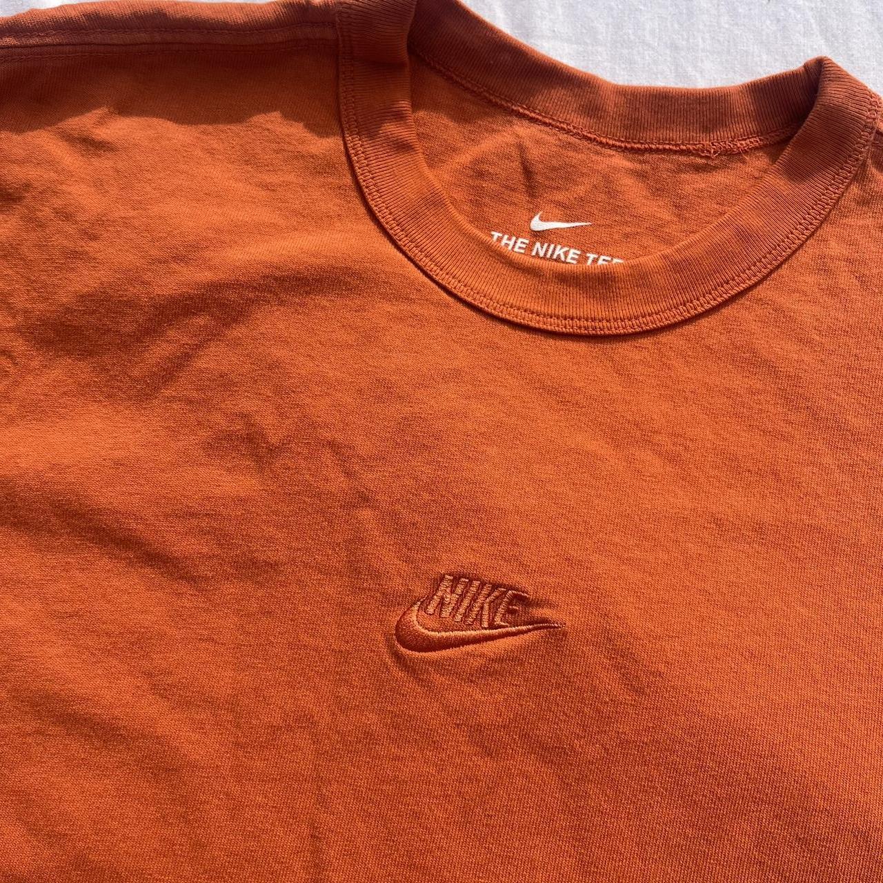 mens nike orange t shirt