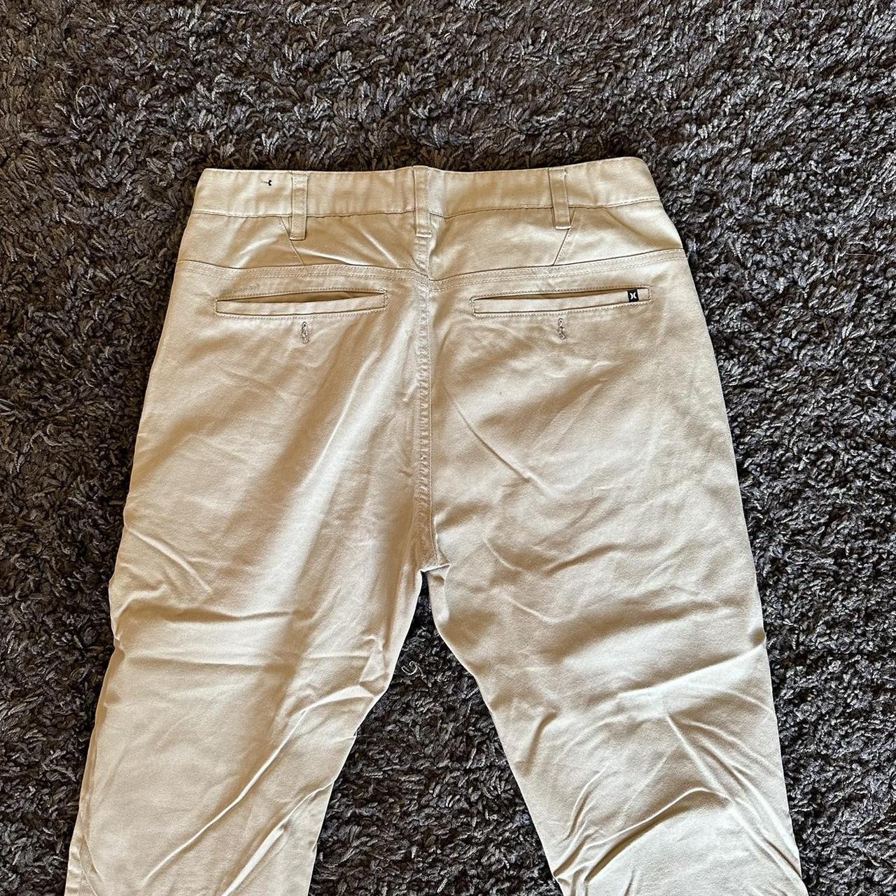 Hurley khaki pants. zipper pocket. soft af. shoot me... Depop