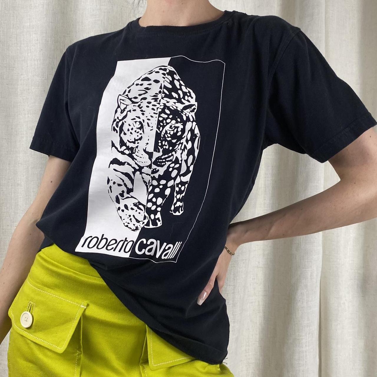 Roberto outlet Cavalli Tiger Graphic T-shirt