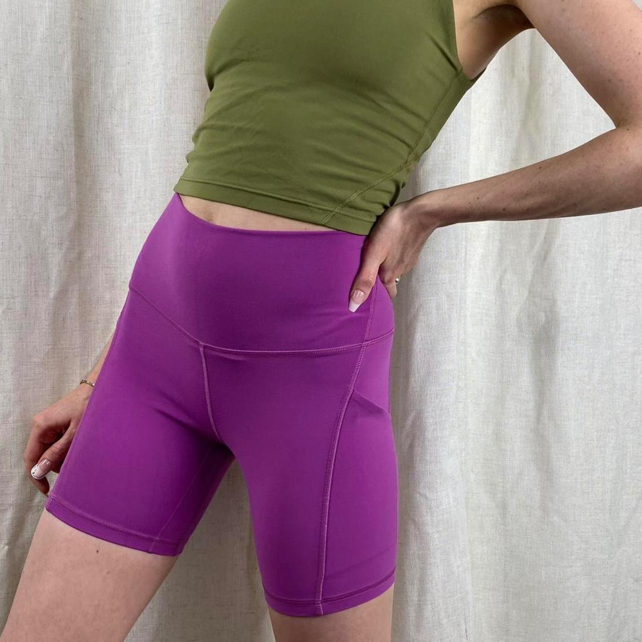 VIVID PLUM ALIGN 6” BIKE SHORTS, Lululemon