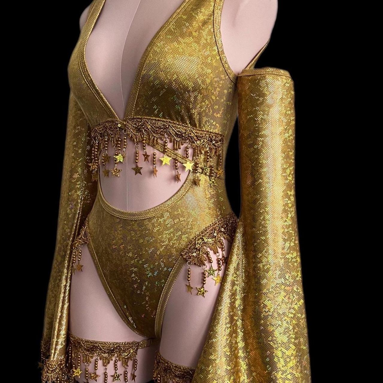 Women's Gold Bodysuit