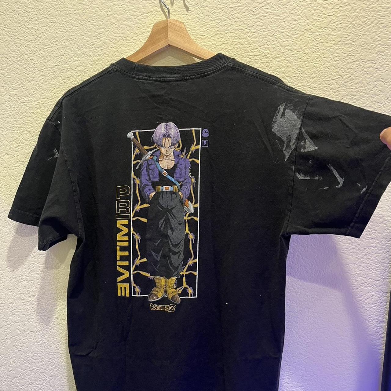 Primitive x Dragon Ball Z Trunks T Shirt // Painted... Depop