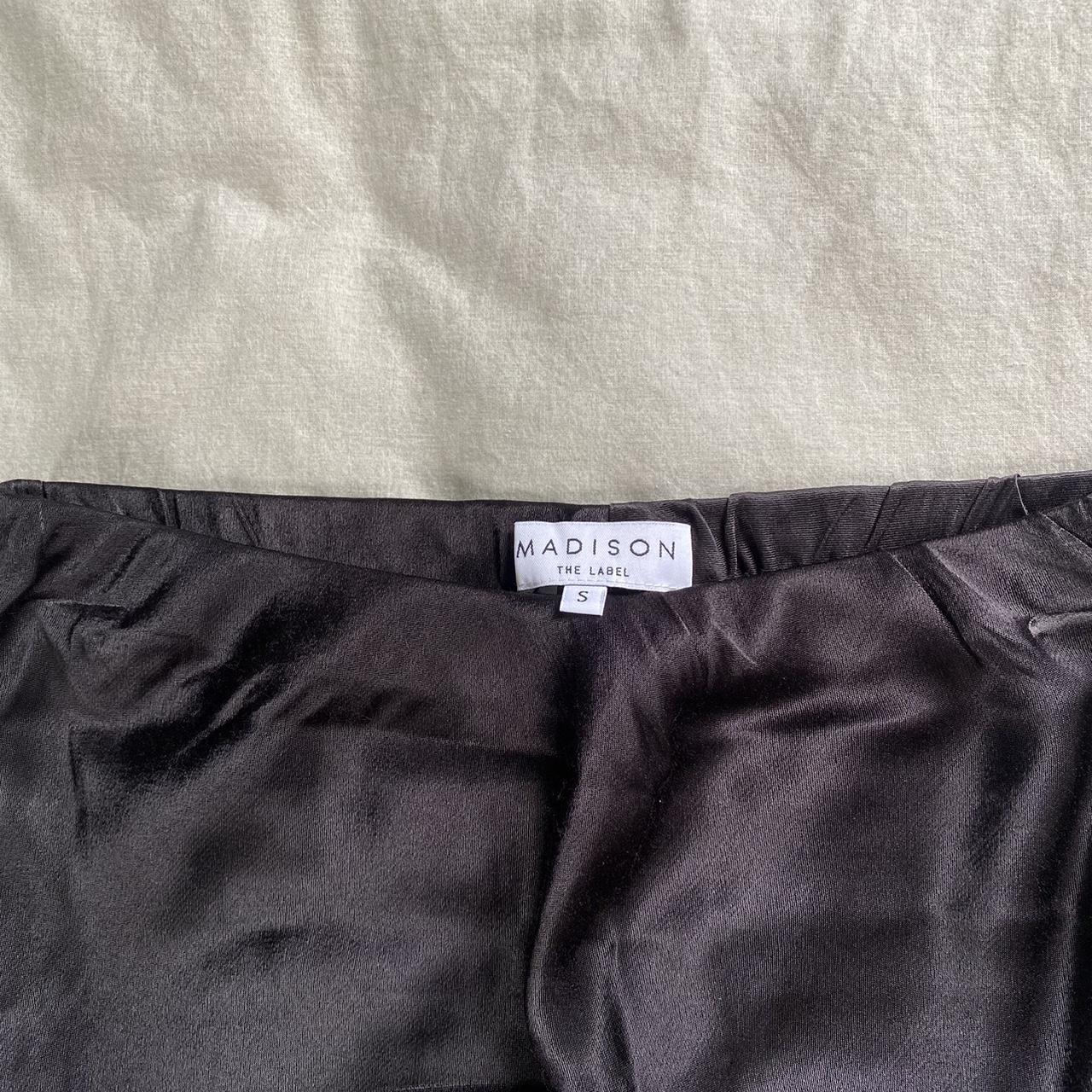 Madison the Label black silk skirt in size S 🖤 - Depop