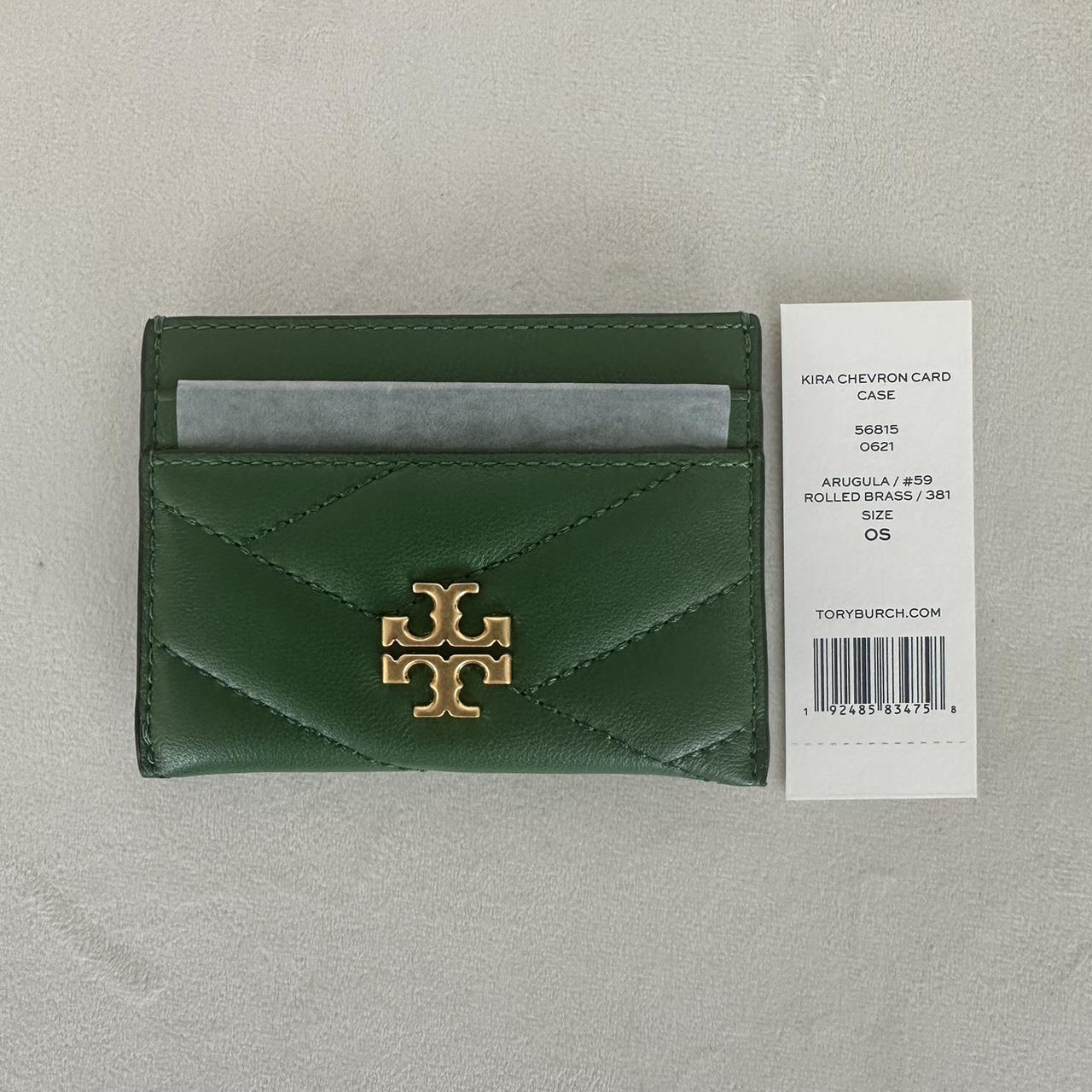 ☆☆Tory Burch☆☆ 22SS Women’s Kira Chevron Card Wallet (9 Brand New Tory Burch Kira Chevron card case in | Depop