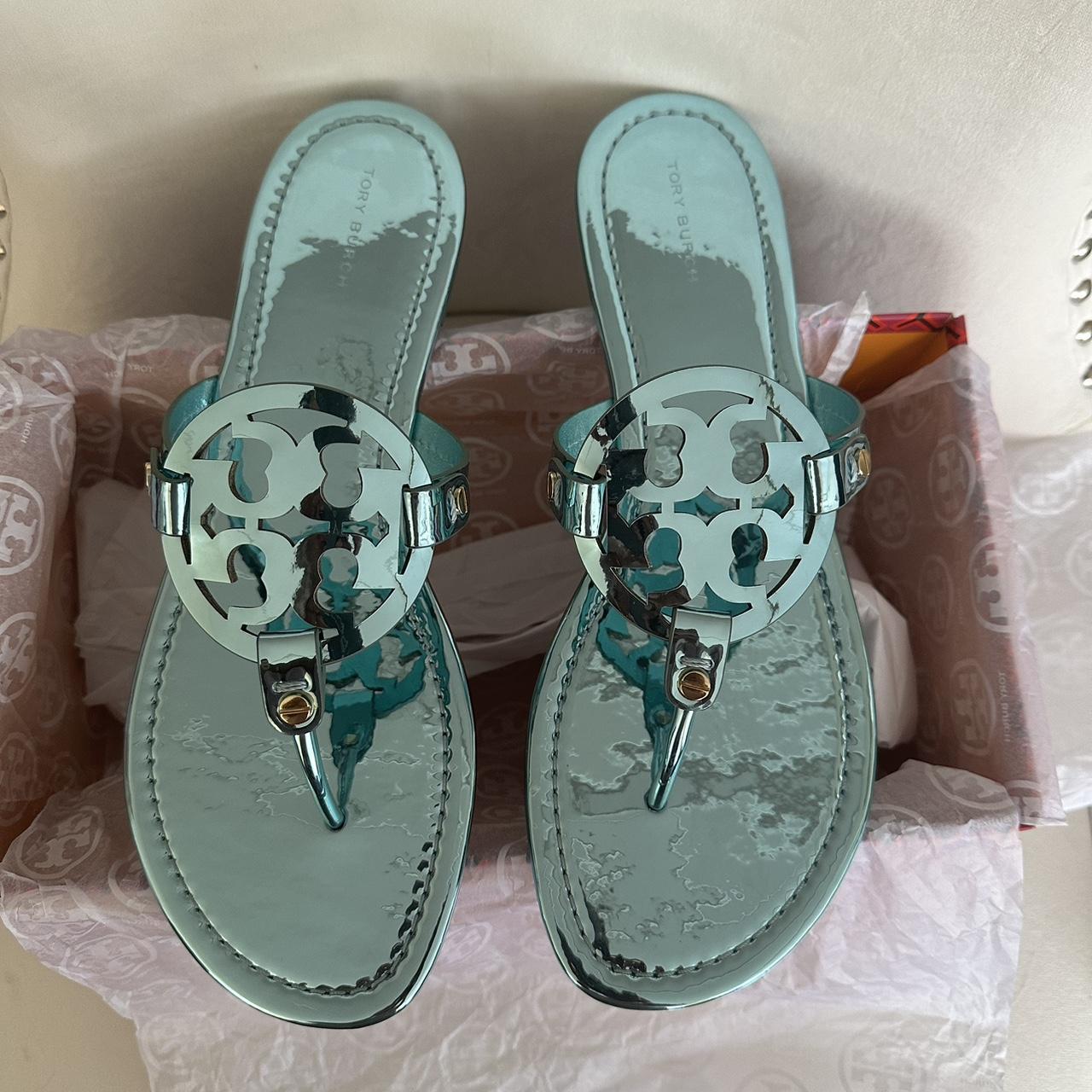 Burch Miller Sandal Light Blue Tory Burch Sandals Stunning Tory - Main Image